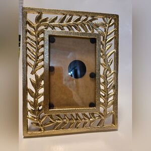 Gold Leaf Design Photo Frames 4x6 Set Of 2